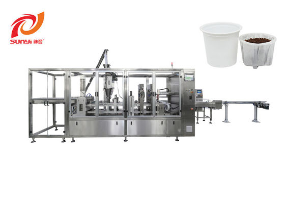 自動生物分解性Kのコップのコーヒー カプセルの詰物およびシーリング機械