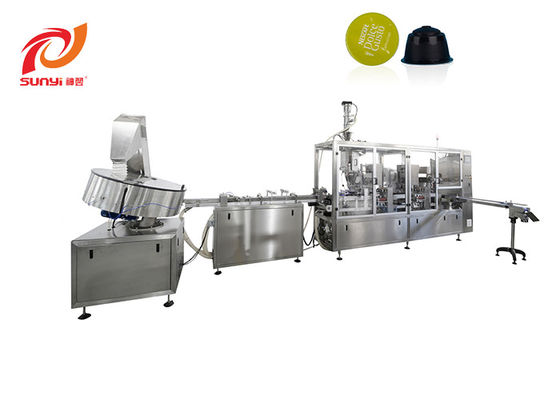 Sunyi Dolceの活気のコーヒー カプセルの充填機メーカーのための線形大きい容量のコーヒー カプセルの満ちる密封機械